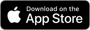 Apple app store logo in black background.